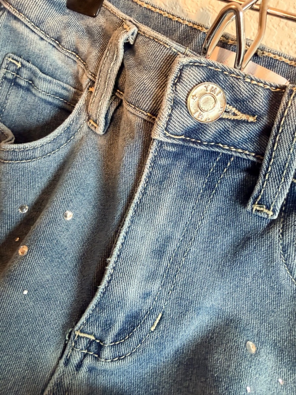 YMI Girl Rhinestone Jeans - Picture 5 of 7